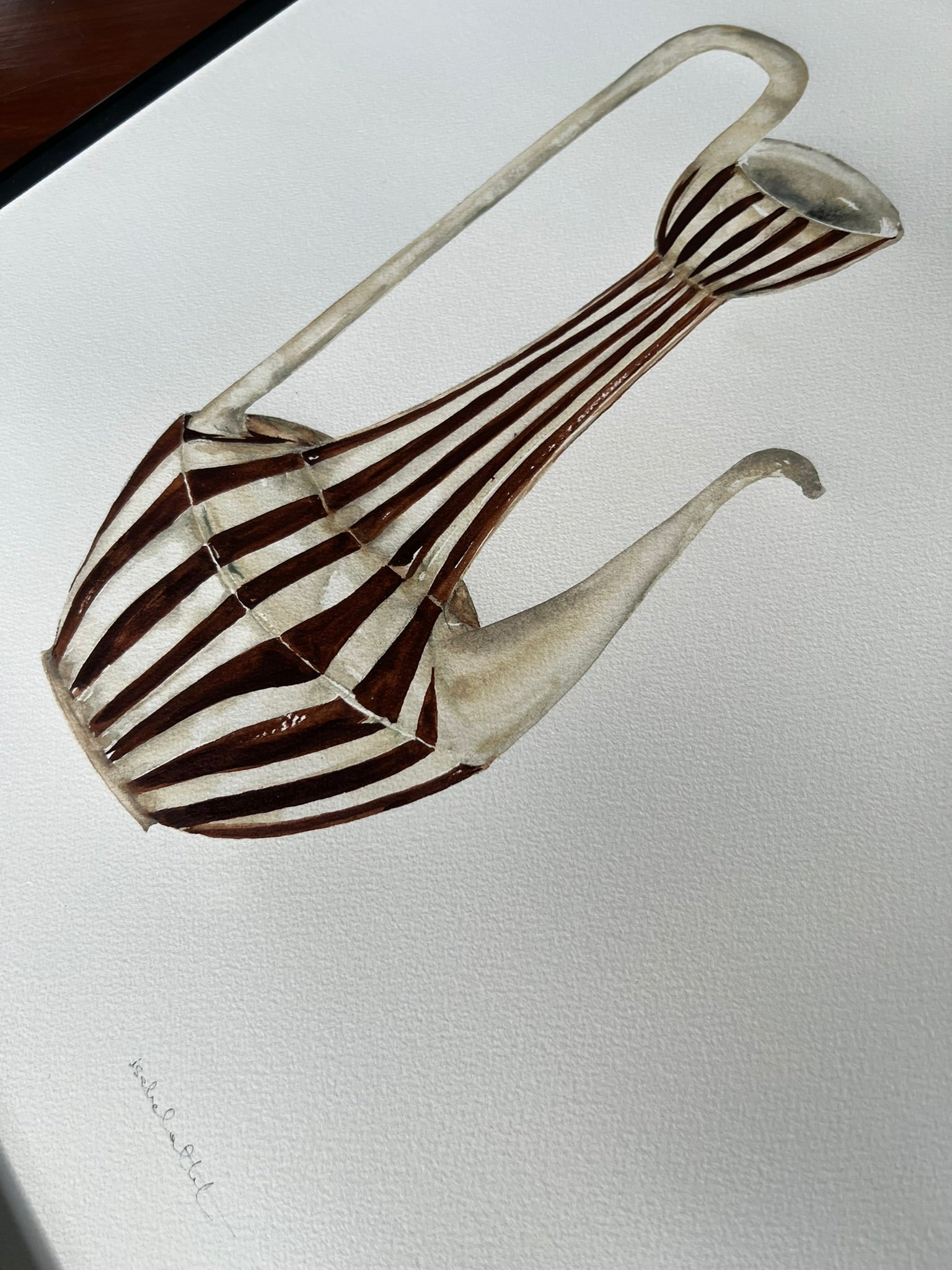 Barro - cuadro para comedor pintado a mano | Pottery Nº5