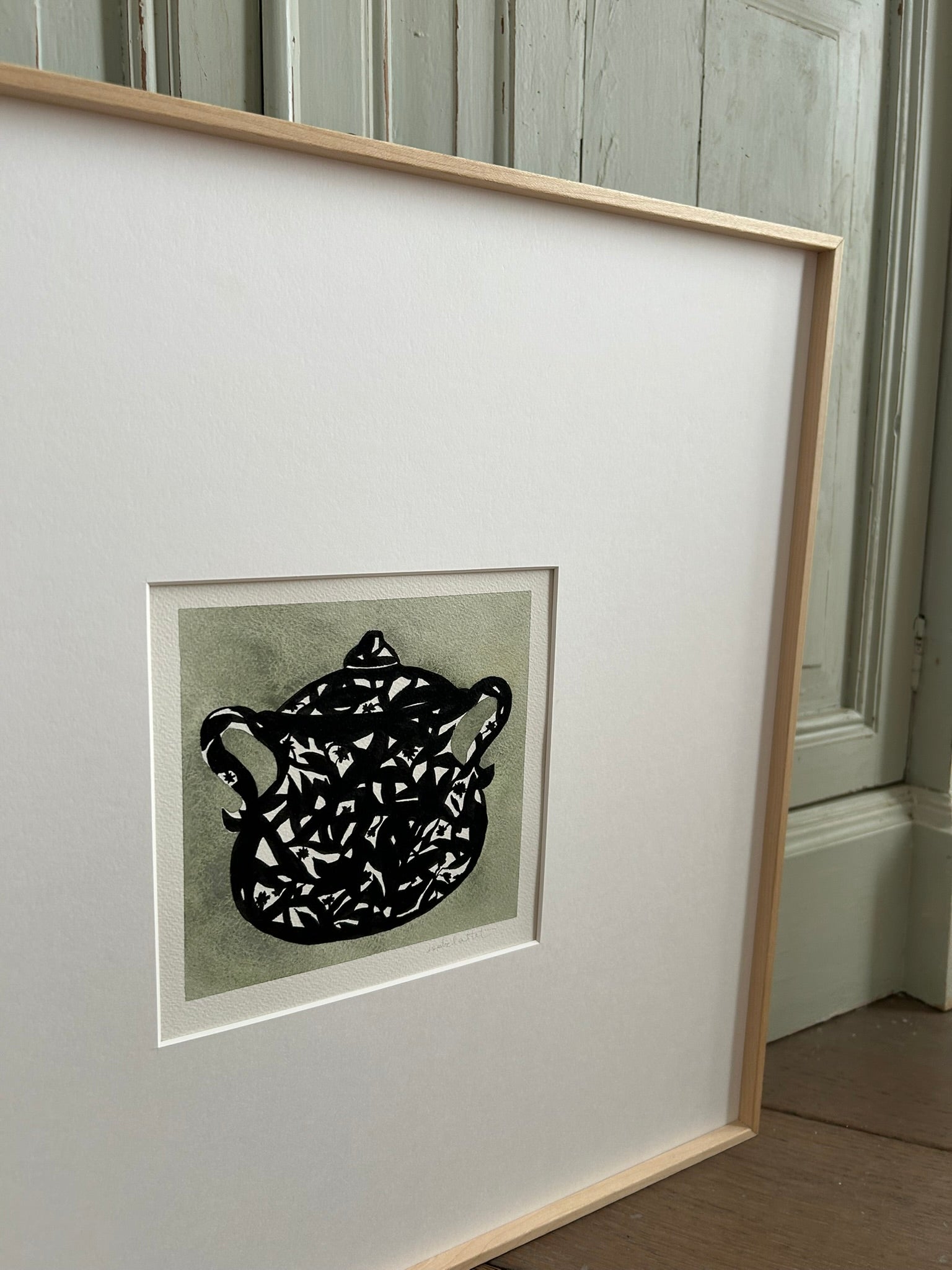 Cuadro decorativo pintado a mano medida 50x50cm de Isabel Altet