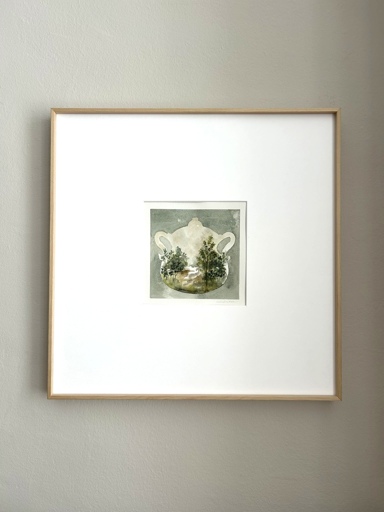 Cuadro decorativo pintado a mano - Idílic - Vaisselle Nº11