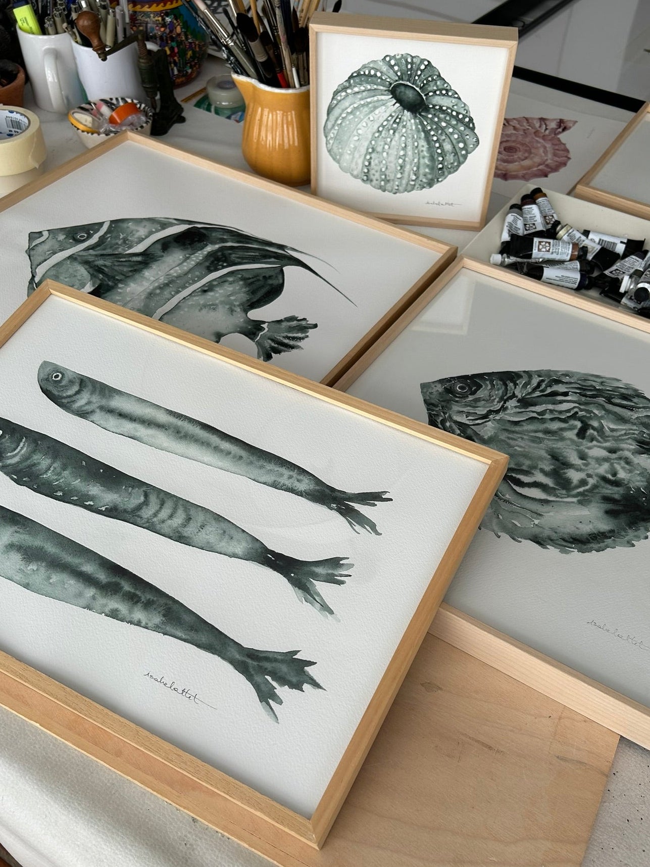 Cuadros con motivos marinos para decorar apartamentos de playa