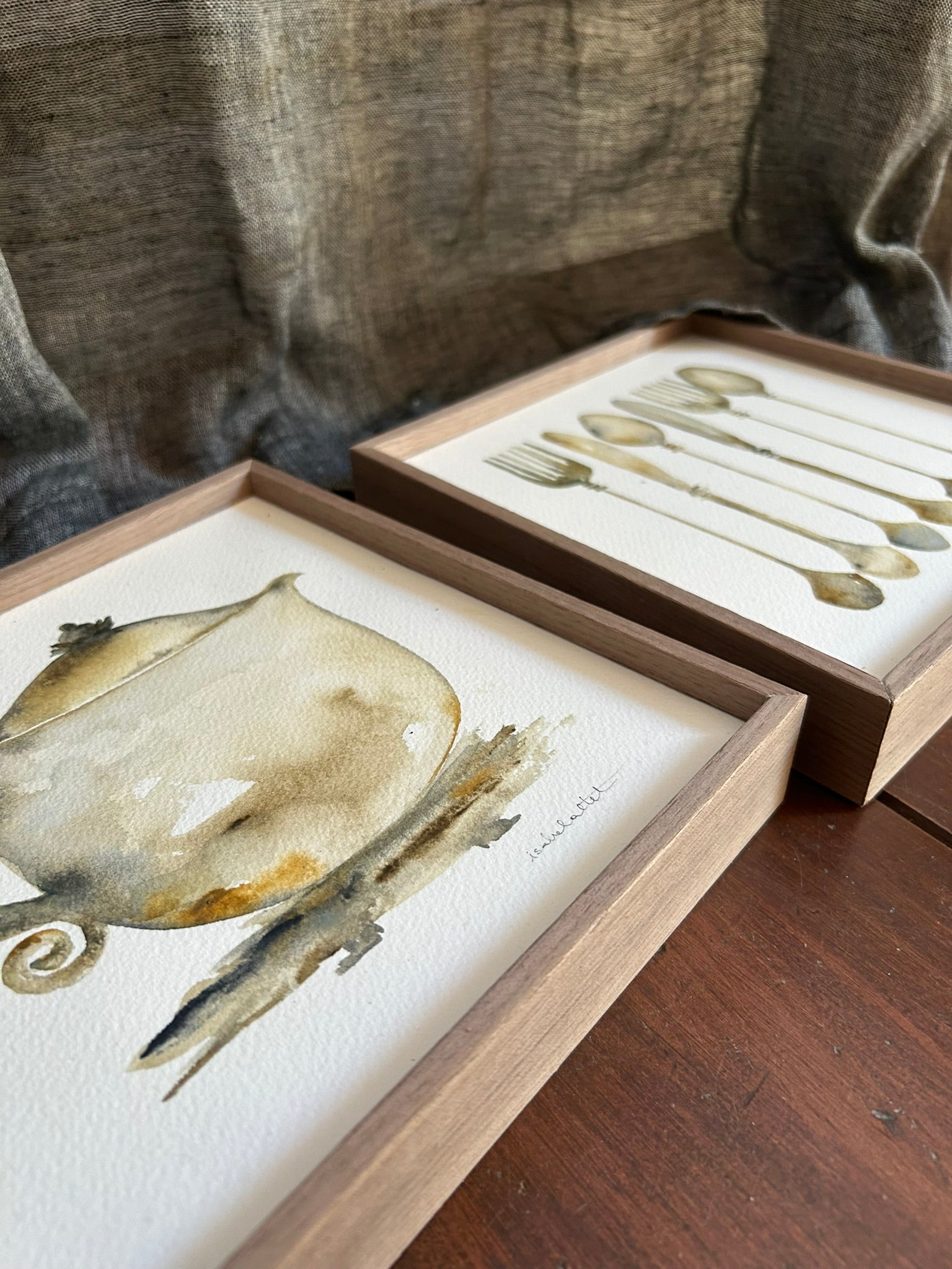 Dos cuadros para decorar la cocina o el comedor de manera elegante